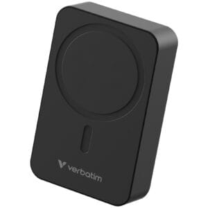 Verbatim Charge 'n' Go Power Bank Magnetic Wireless Charging 20000mAh Black