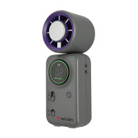Verbatim Cool 'n' Go Ice Touch Mini Handheld Fan Purple / Grey