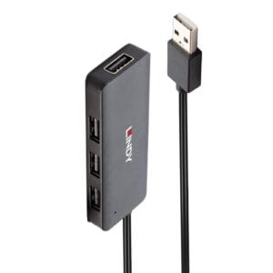 LINDY 42986 4 Port USB Hub, 4-Port