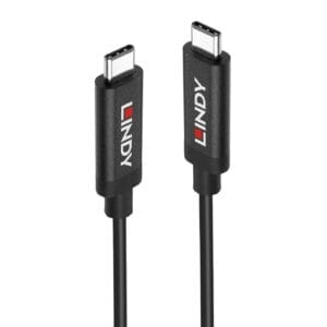 LINDY 43308 5m Active USB 3.2 Gen 2 C/C Cable, UHD, USB 3.2