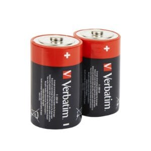 Verbatim D Battery Alkaline 2 Pack (49923)