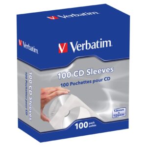 Verbatim CD Paper Sleeves 100-Pack