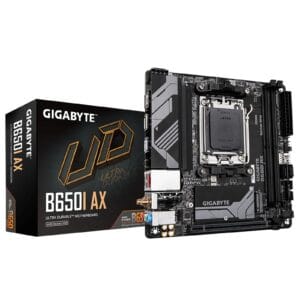 Gigabyte B650I AX Ultra Durable AMD AM5 Socket Motherboard, Wi‑Fi 6E