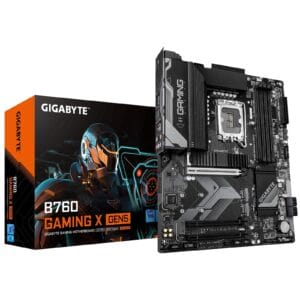 Gigabyte B760 GAMING X GEN5 Intel 1700 Socket Motherboard, ATX, 4x DDR5 Slots, 3x M.2 Sockets, 2.5GbE LAN