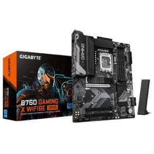 Gigabyte B760 GAMING X Wi‑Fi 6E GEN5 Intel 1700 Socket Motherboard, Wi‑Fi 6E