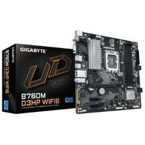 Gigabyte B760M D3HP Wi‑Fi 6 Intel 1700 Socket Motherboard, Wi‑Fi 6