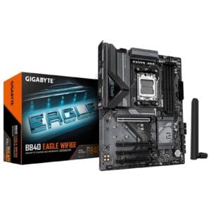 Gigabyte B840 EAGLE Wi‑Fi 6E AMD AM5 Socket Motherboard, Wi‑Fi 6E