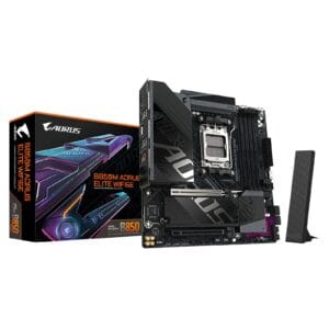 Gigabyte B850M AORUS ELITE Wi‑Fi 6E AMD AM5 Socket Motherboard, Wi‑Fi 6E