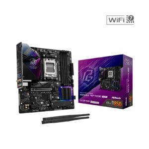 ASRock B850M Riptide WiFi AMD AM5 Socket Motherboard, Wi‑Fi 7