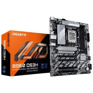 Gigabyte B860 DS3H Intel 1851 Socket Motherboard, ATX, 4x DDR5 Slots, 2x M.2 Sockets, 2.5GbE LAN