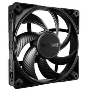 be quiet! Silent Wings Pro 4 PWM Black Fan (BL099), 140mm, 2400RPM, 4-Pin PWM Fan Connector, Black Frame
