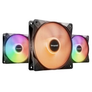 be quiet! Light Wings LX 120mm PWM High-Speed Fan (BL124), ARGB Lighting, Black, Ultra-Quiet Operation, High Airflow