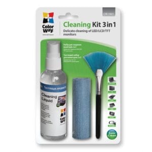 Colorway Multipurpose 3 in 1 Cleaner Set with Microfiber Cloth for Screen and Monitor (CW-1031)
