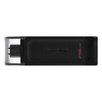 Kingston DT70/256GB DataTraveler 256GB USB Flash Drive, USB 3.2