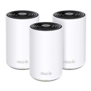 TP-Link Deco XE75(3-pack) Whole Home Mesh Wi‑Fi 6E System(Tri-Band), Wi‑Fi 6E