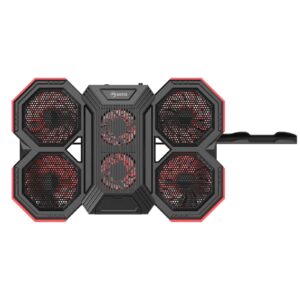 Marvo Scorpion FN-41 Atlas 60 USB Powered Six Fan Laptop Cooling Stand (Black)