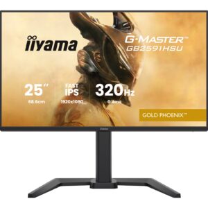 iiyama G-Master 24.5-Inch Fast IPS LCD, USB 3.2