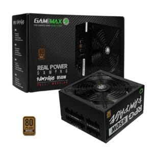 Gamemax RPG Rampage 850W Fully Modular 80 Plus Bronze PSU With 140mm FDB Fan (GMXRPG850FMOD)