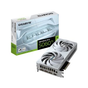Gigabyte NVIDIA GeForce RTX 5060 Ti EAGLE OC, 16GB GDDR7, 4608 CUDA Cores, 2617 MHz, Dual Fan.