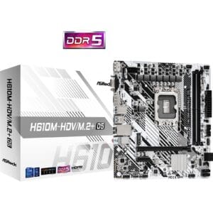 ASRock /M.2+ D5 Intel 1700 Socket Motherboard, USB-C