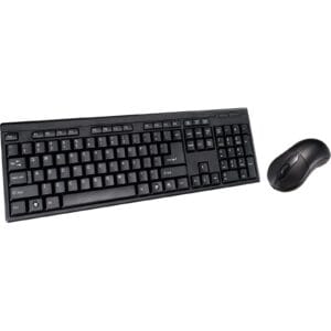 Target Wired USB Keyboard & Mouse Combo (KBMS-001), Spill-Resistant Full-Size Keyboard with Multimedia Keys + 800 DPI Optical Mouse, Plug-and-Play