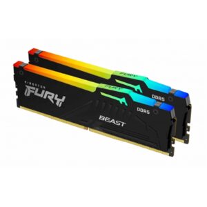 Kingston FURY Beast 64GB (2x 32GB) DIMM System Memory, 5200MHz, DDR5, CL40, Black