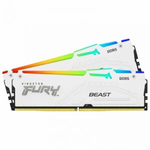 Kingston FURY Beast 32GB (2x 16GB) DIMM System Memory, 6000MHz, DDR5, CL36, White