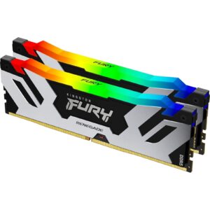 Kingston FURY Renegade 32GB (2x 16GB) U-DIMM System Memory (KF564C32RSAK2-32), 6400MHz, DDR5, CL32, Silver