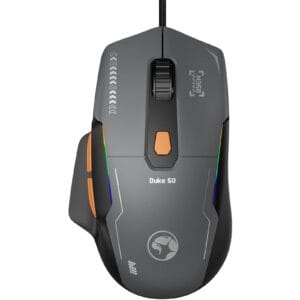 Marvo Duke 50 M368 Wired Gaming Mouse, 6 DPI levels (800 - 12800), 1000Hz Polling Rate, 13 Mode RGB Backlighting, 68g