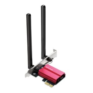Mercusys MA86XE Tri-Band Wi‑Fi 6E Bluetooth PCI Express Adapter, Wi‑Fi 6E