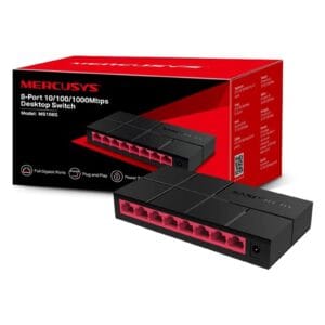 Mercusys MS108G 8 Port Gigabit Ethernet Network Switch, 8-Port, Gigabit