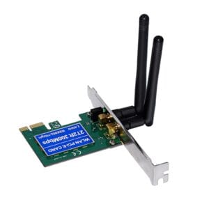 300mbps N300 PCI Express Wireless Adapter with Additional Low Profile Bracket (Bulk Packaged/Poly Bag)