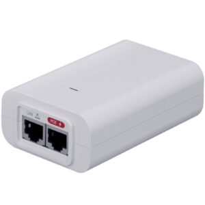 Ubiquiti White 48V 24W PoE Power Injector, POE