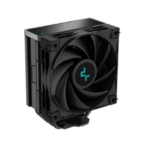 DeepCool AK400 Zero Dark Fan CPU Cooler (R-AK400-BKNNMN-G-2), Universal Socket, High Performance 120mm Silent Hydro Bearing PWM Black Fan, 1850RPM, 4 Heat Pipes