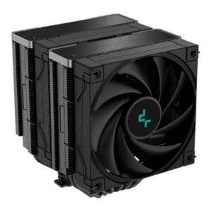 DeepCool AK620 ZERO DARK CPU Cooler (R-AK620-BKNNMT-G-1), 2x120mm Fan, 1850rpm, 68.99 CFM, PWM