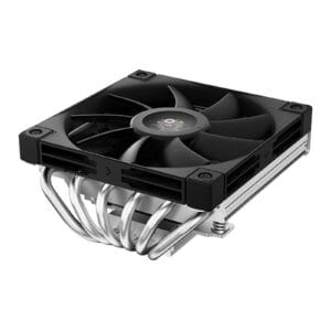 DeepCool AN600 Low-Profile CPU Cooler (R-AN600-BKNNMN-G), 1x 120mm PWM Fans, Aluminium Fins, Copper Base, 6x Heatpipes