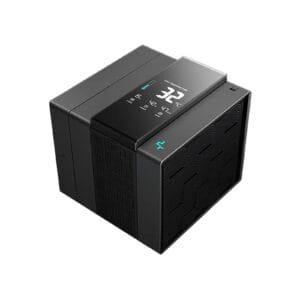 DeepCool Assassin IV VC Vision Dual-Fan CPU Air Cooler with 140mm & 120mm Fans (R-ASN4-BKNVMD-G), Vapour Chamber Base, Digital Display for Real-Time Monitoring, Intel & AMD Compatible