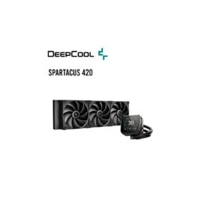 DeepCool SPARTACUS 420 Liquid CPU Cooler (R-SPT420-BKDSMP-G-1), Triple 120mm ARGB Fans, Anti-Leak Tech, Gen 6 Pump, Compatible with Intel & AMD Sockets