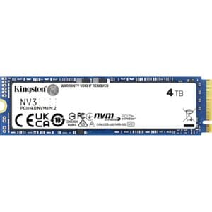 Kingston NV3 (SNV3S/4000G) 4TB NVMe SSD, 4TB SSD