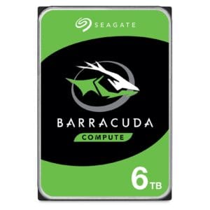 Seagate BarraCuda 6TB 3.5" 256MB Cache SATA III Internal Hard Drive