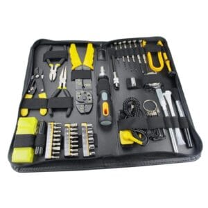 Sprotek 58 Piece Computer & Electronics Repair Tool Kit In A Case (STK-8918), All Tools Are Fully Demagnetized To Protect Your Computers Hard Drive Or Magnetic Media From Damage.