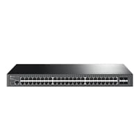 TP-Link JetStream 48-Port Metal Gigabit L2+ Managed Switch with 4 10GE SFP+ Slots, 48-Port, Gigabit