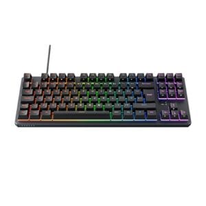 Tecware Phantom+ 80% TKL RGB Mechanical Gaming Keyboard with Wraith Brown Switches Black (TWKB-P88PZT-WBRUK)