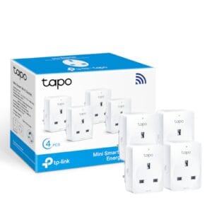 TP-Link Tapo P110(4-pack) Mini Smart Wi-Fi Socket, Energy Monitoring, 4-Pack