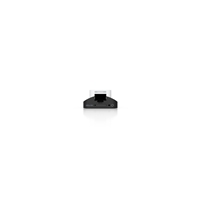 Compact Ubiquiti U5G UniFi modem with a black base and upright white antenna housing on a plain background