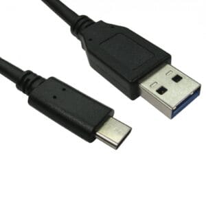 TARGET Data Cable, USB 3.1 Type-A (M) to USB 3.1 Type-C (M), 1m, Black, 10Gbps Data Transfer Rate