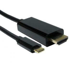 USB-C TO HDMI 4K 60HZ 1 Meter Black Data Cable, 4K