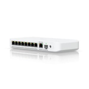 Ubiquiti . UniFi Flex 2.5G Ultra Compact 8 Port POE/USB-C Powered POE++ Managed Switch, USB-C, 8-Port, POE
