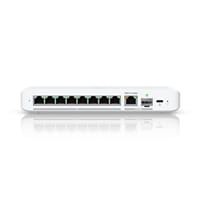 Ubiquiti .5G-8 UniFi Flex 2.5G Ultra Compact 8 Port POE/USB-C Powered Managed Switch, USB-C, 8-Port, POE