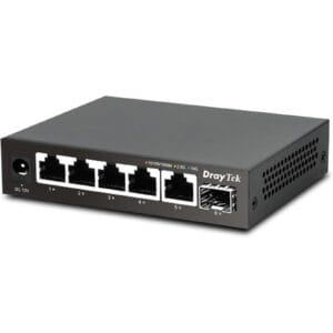 DrayTek VigorSwitch Q60x 5 Port 2.5G High Performance Unmanaged Switch, 5-Port